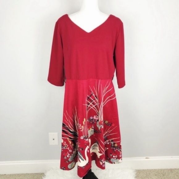 Dresses & Skirts - Red Swan Fit and Flare Dress